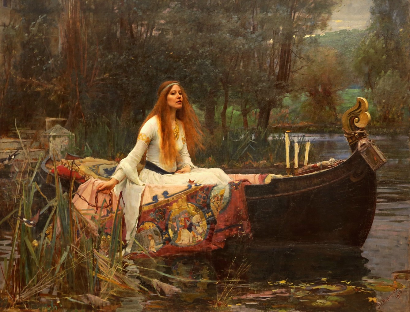 The Lady of Shalott-by John W. Waterhouse - modified